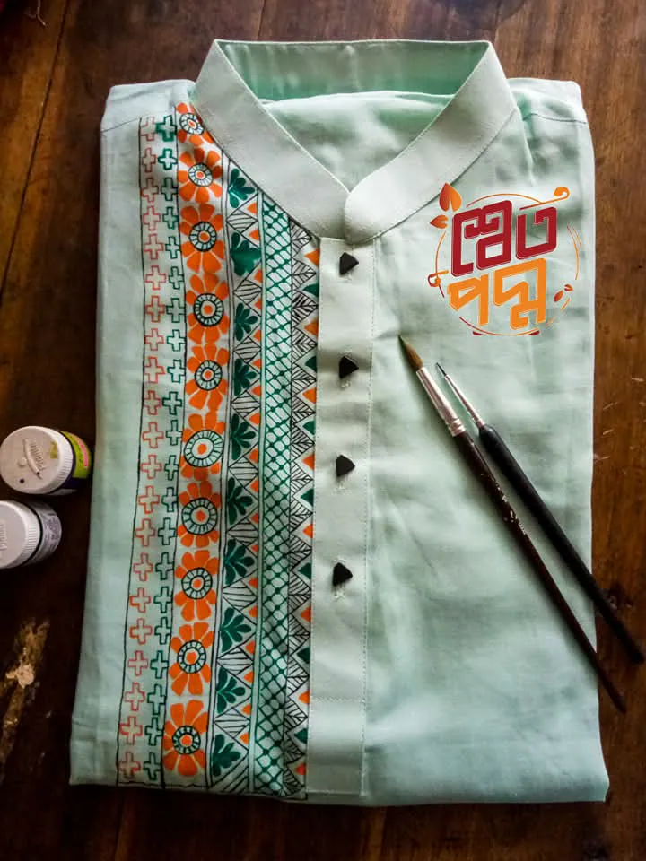 Handpainted Panjabi