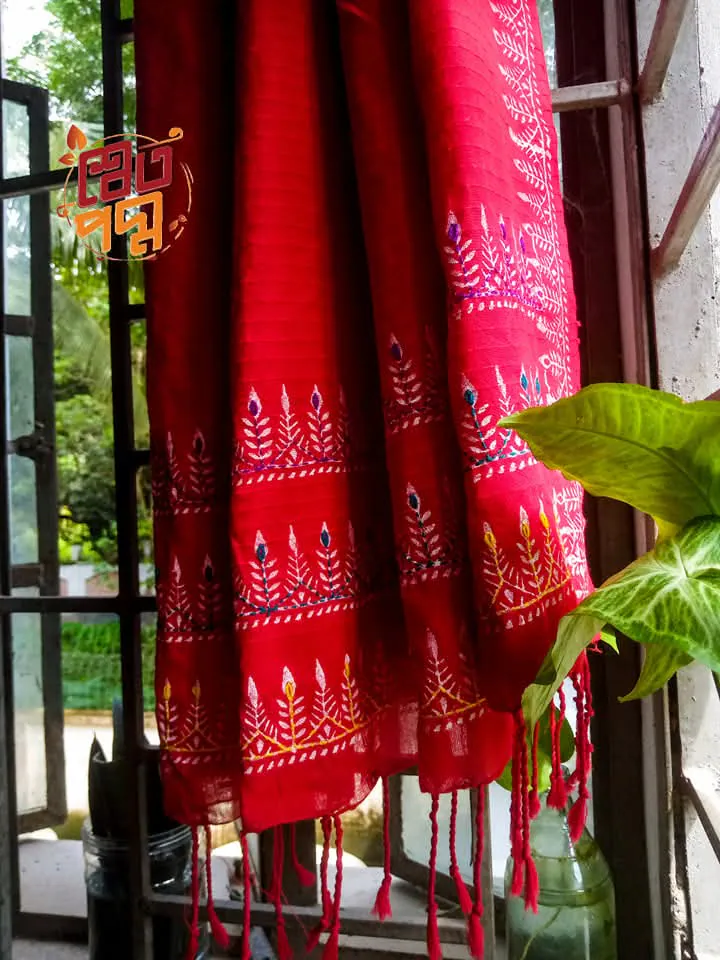 Handstitched saree