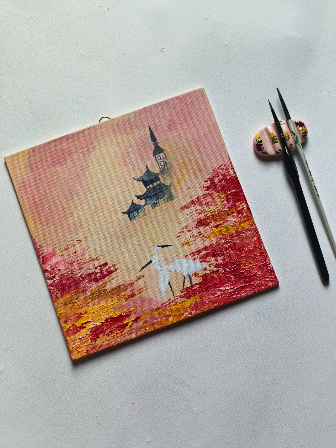 Painting on canvas panel