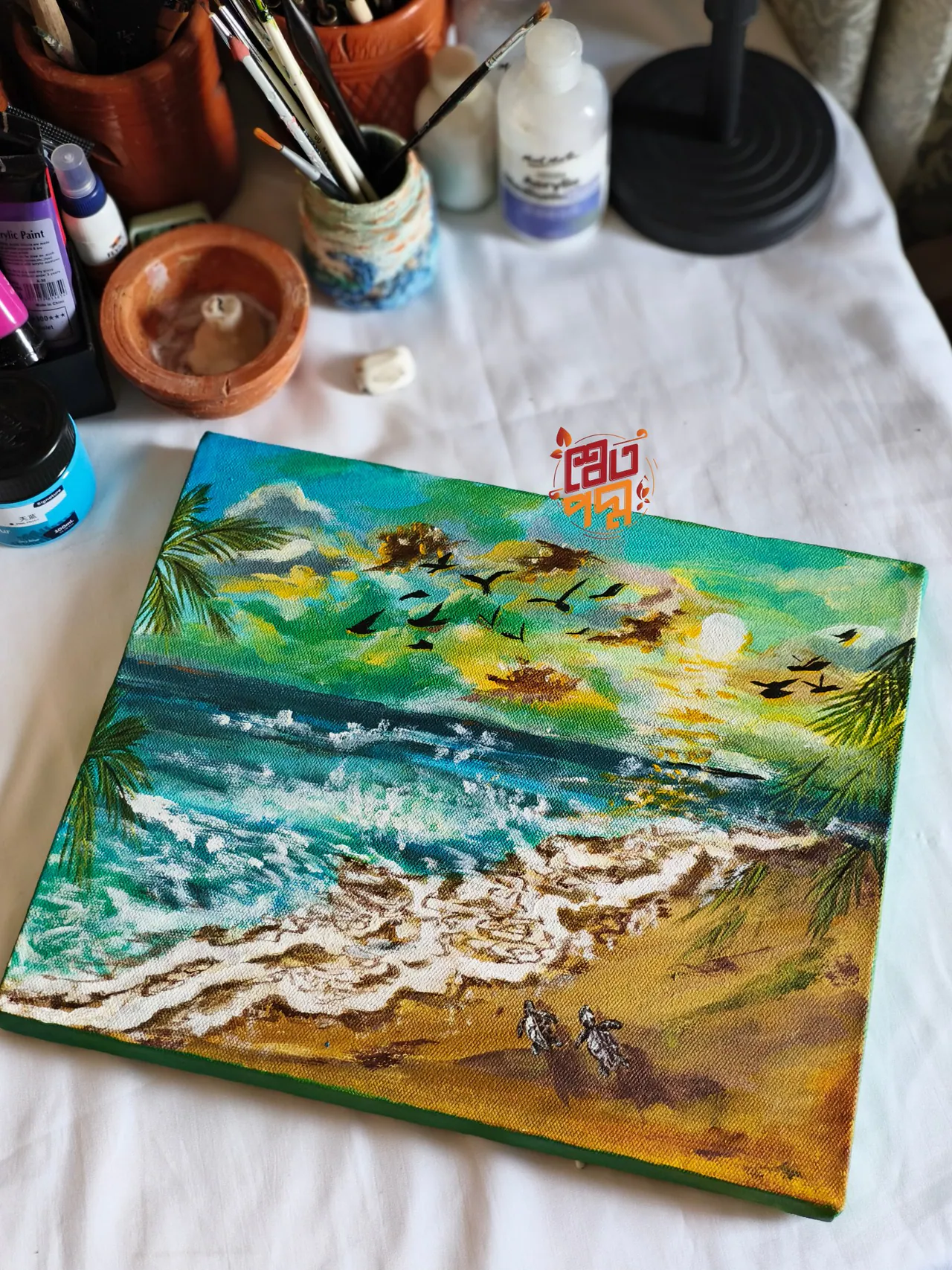 Sea view painting
