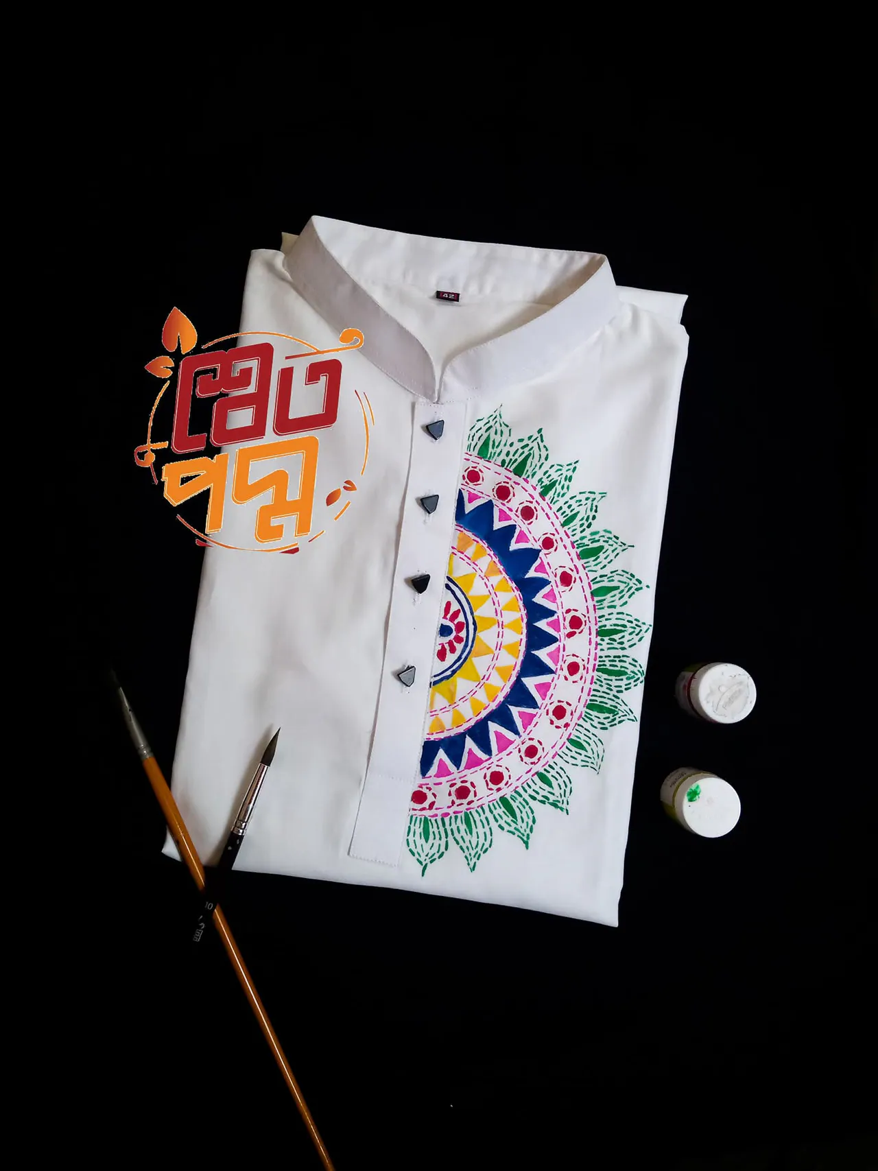 Handpainted panjabi