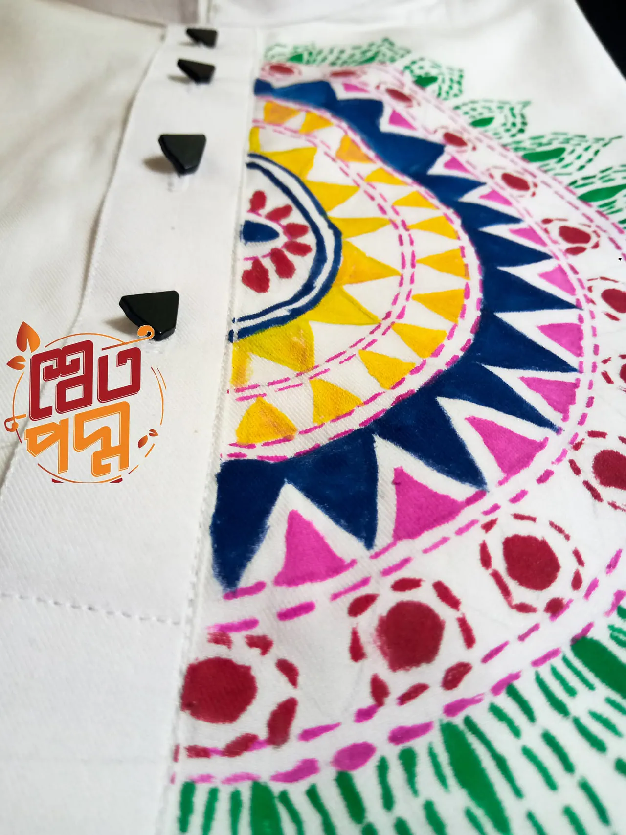 Handpainted panjabi