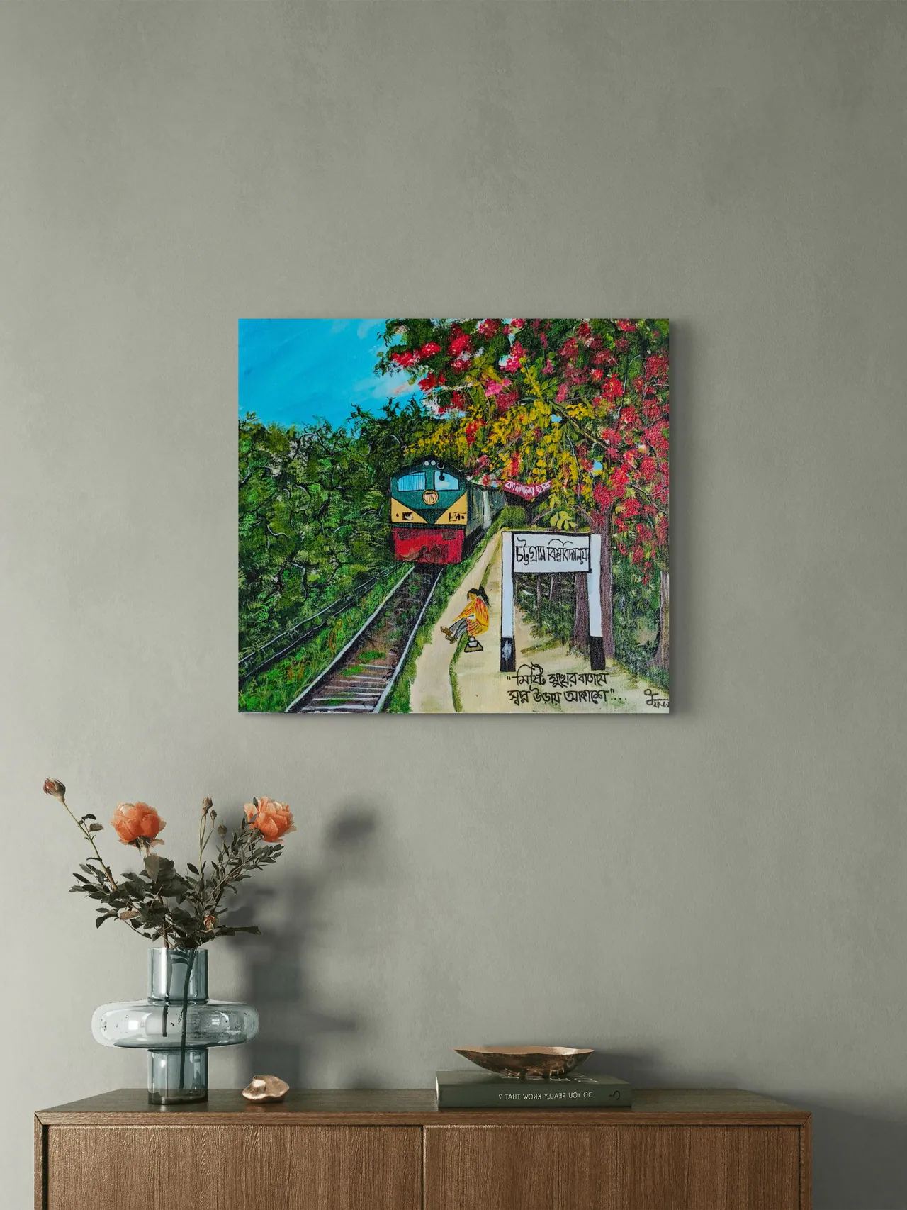 Handpainted canvas