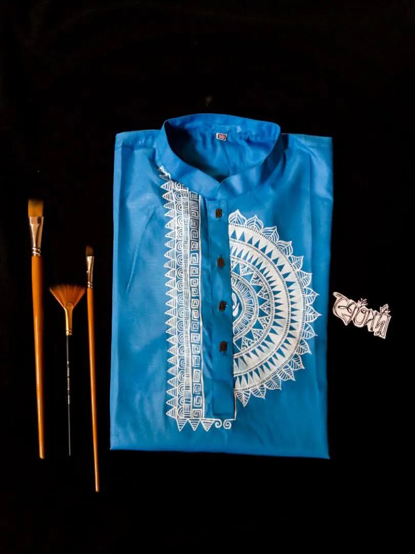 Handpainted Panjabi