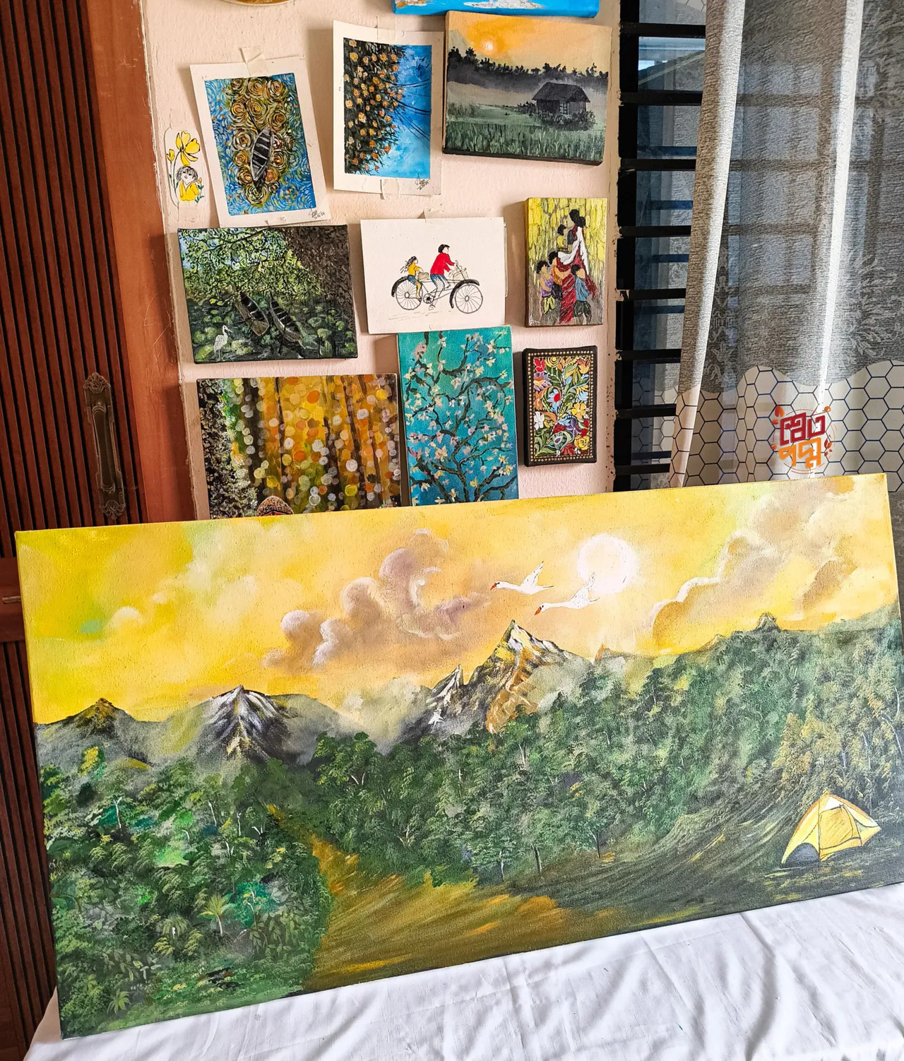 Handpainted canvas