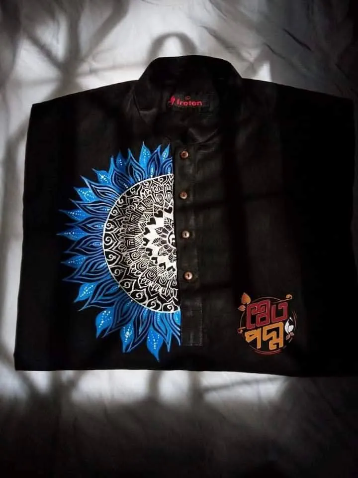 Handpainted Panjabi