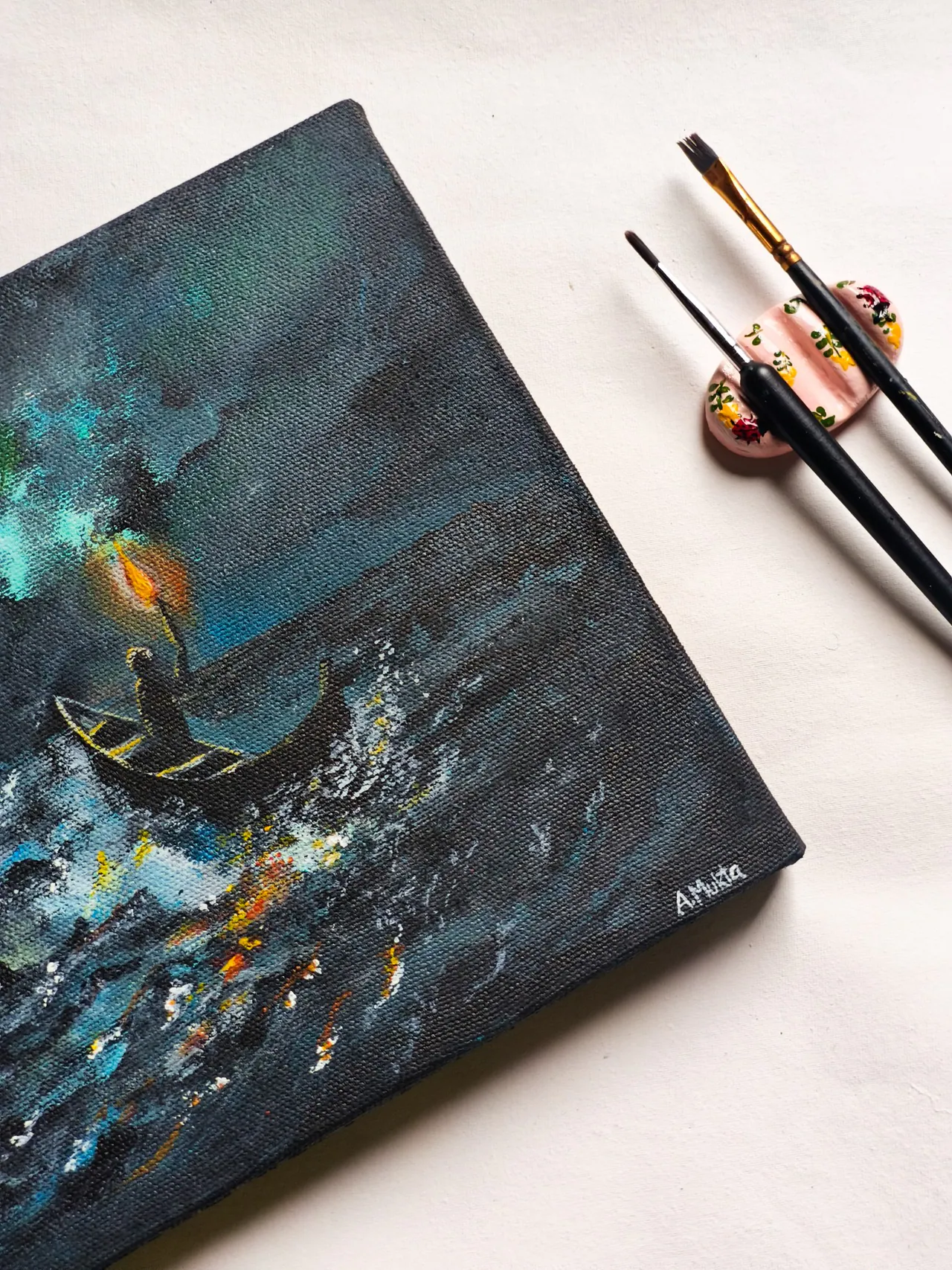 Wanderer in the sea