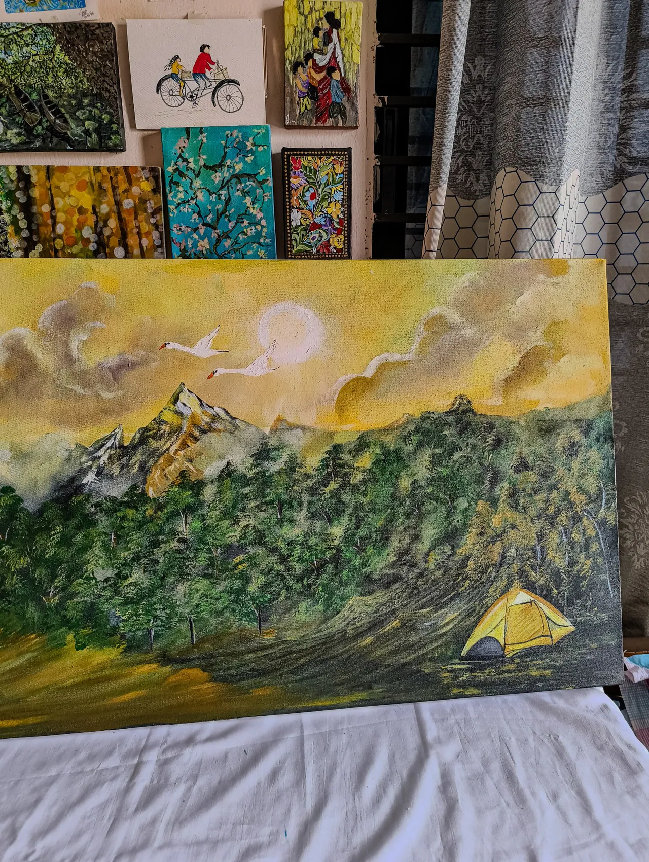 Handpainted canvas