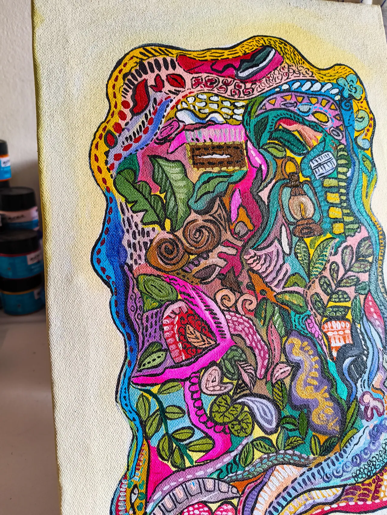 Folk Art on Canvas