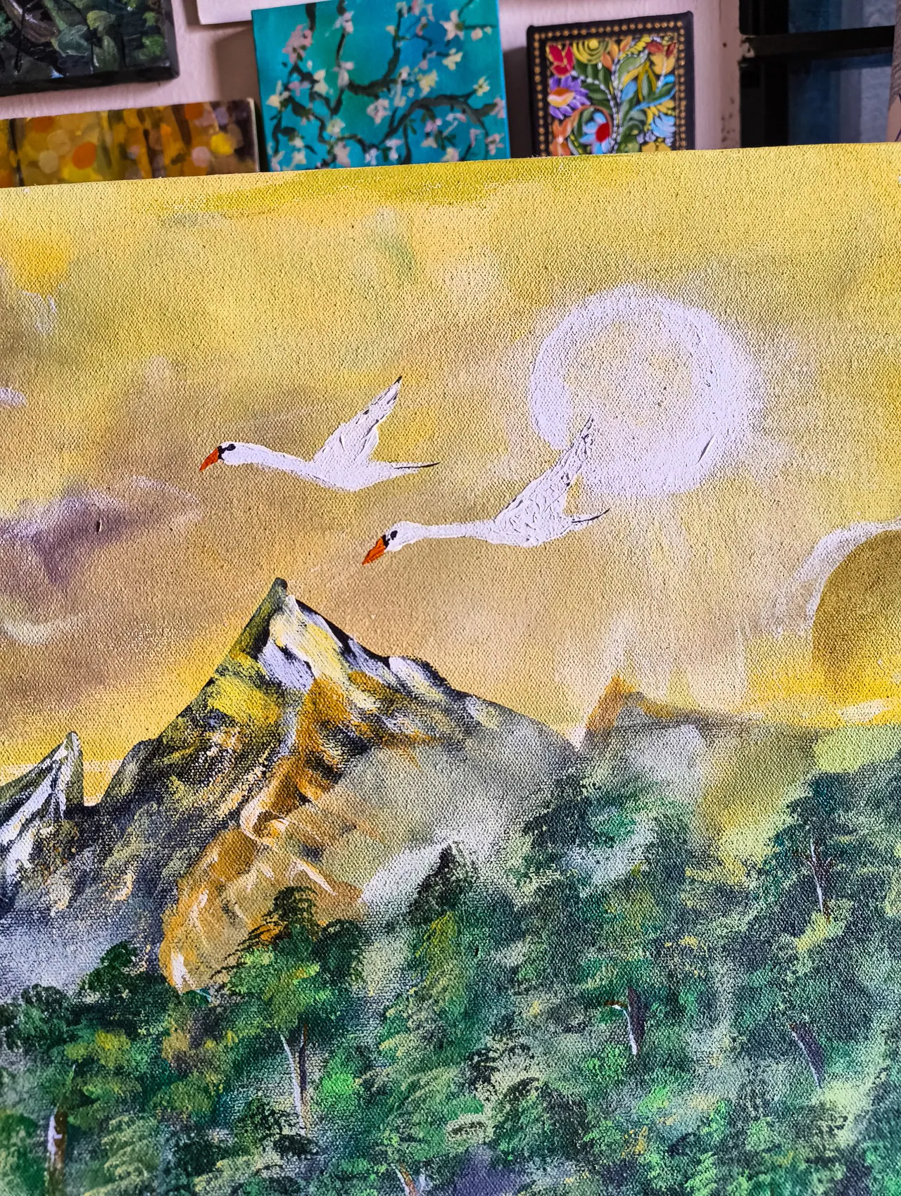Handpainted canvas