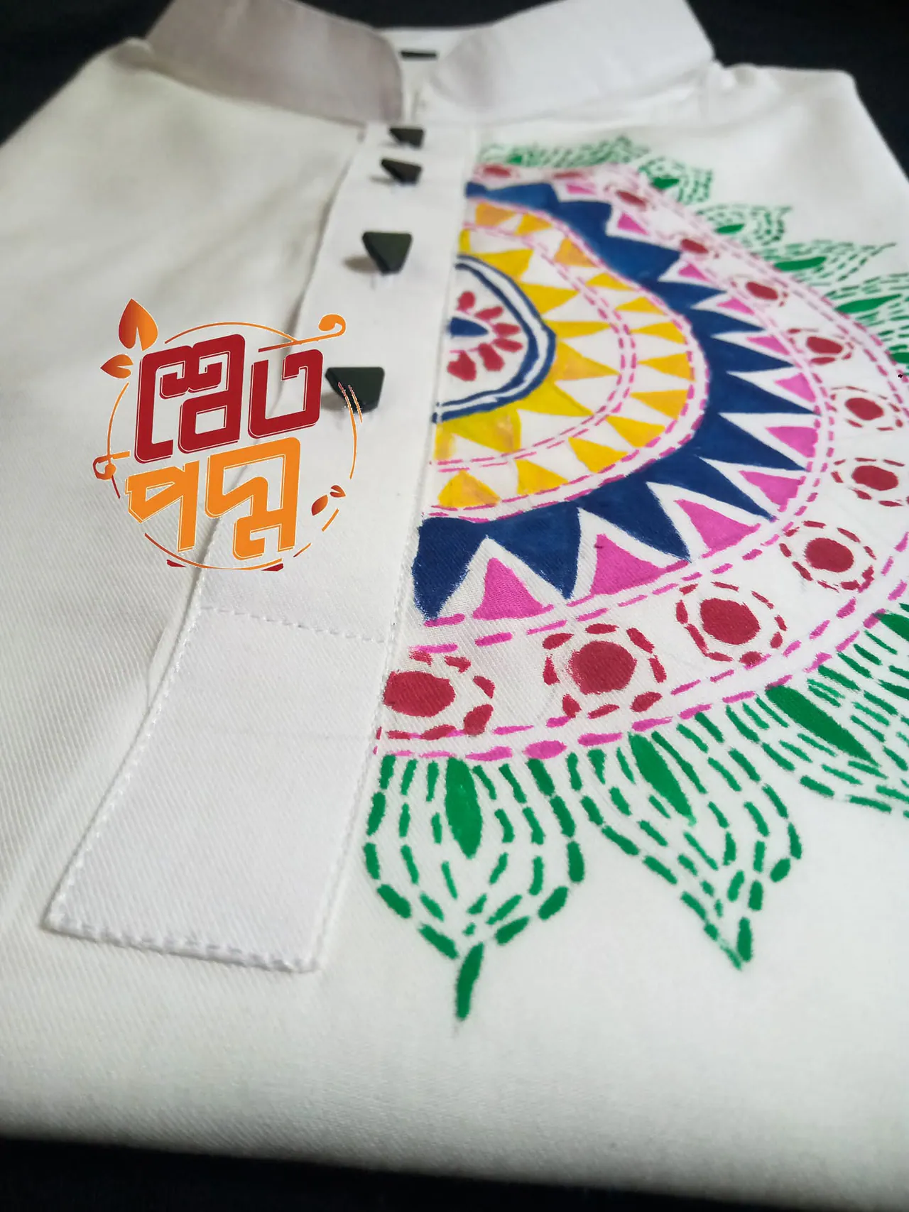 Handpainted panjabi
