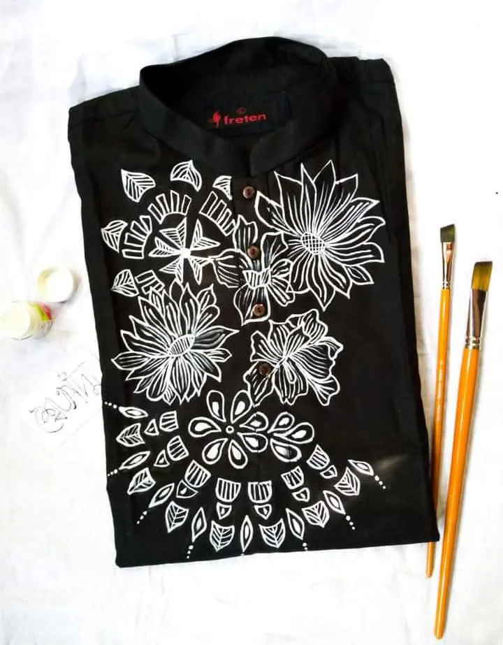 Handpainted Panjabi