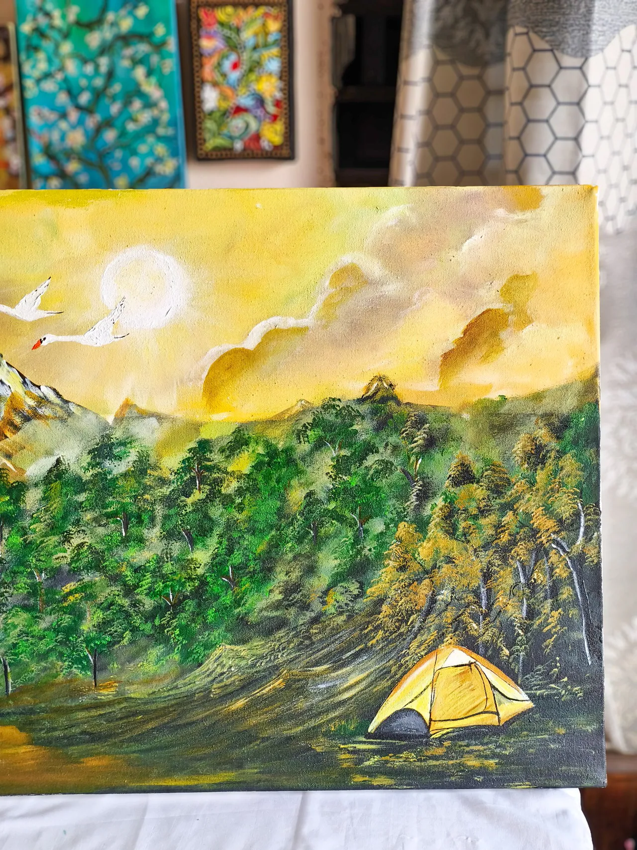 Handpainted canvas