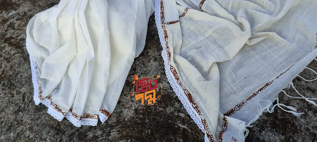 Handblock saree