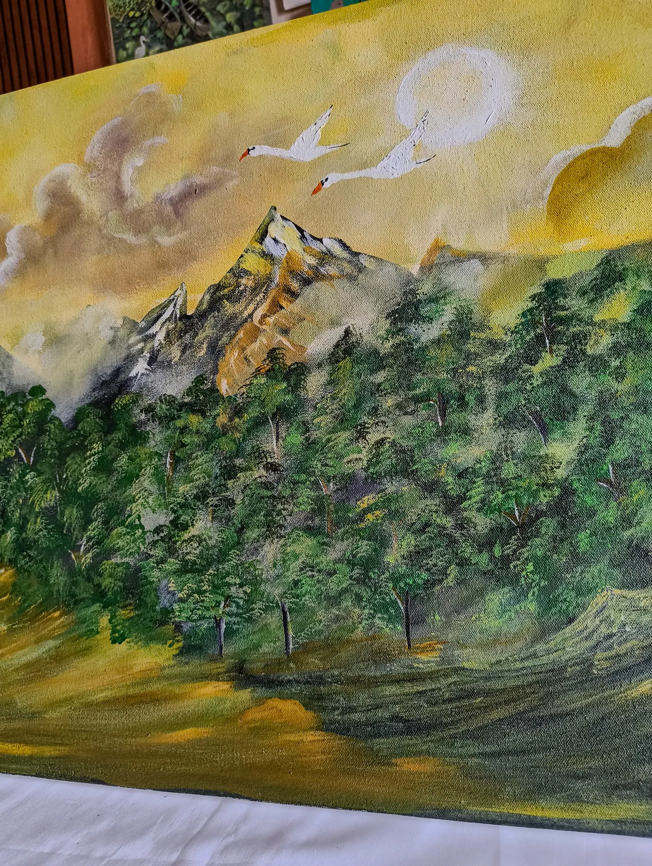 Handpainted canvas