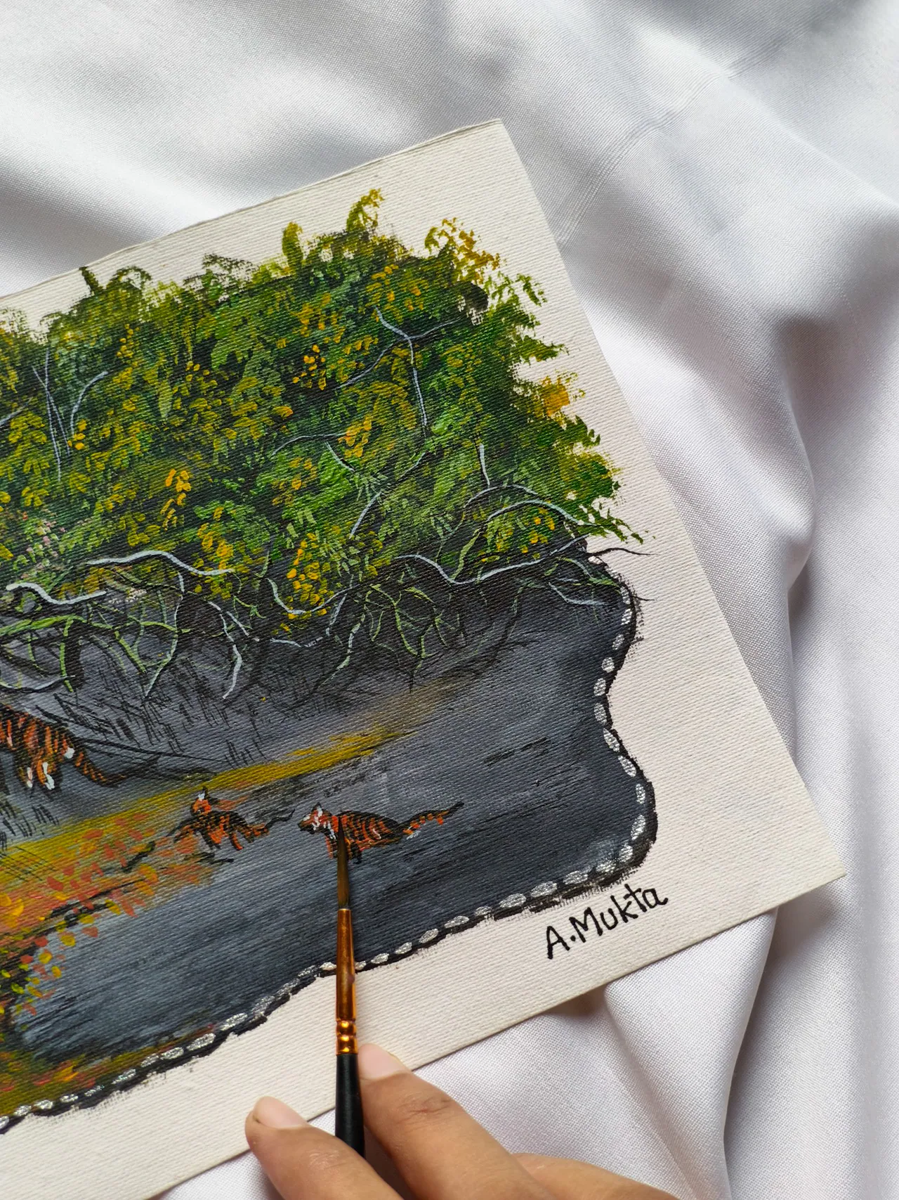 Painting on paper