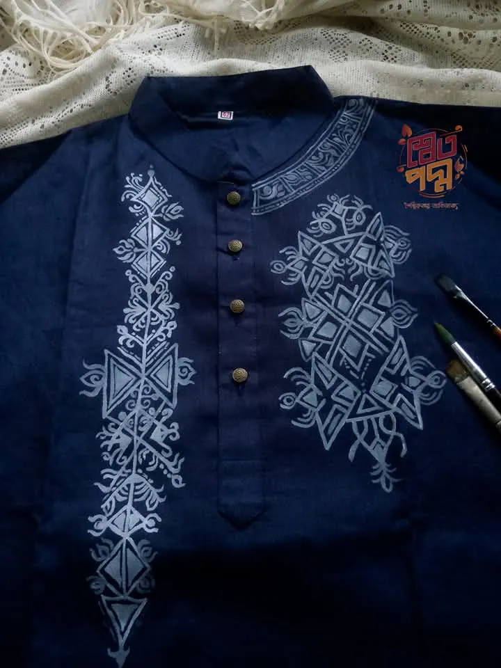 Handpainted Panjabi