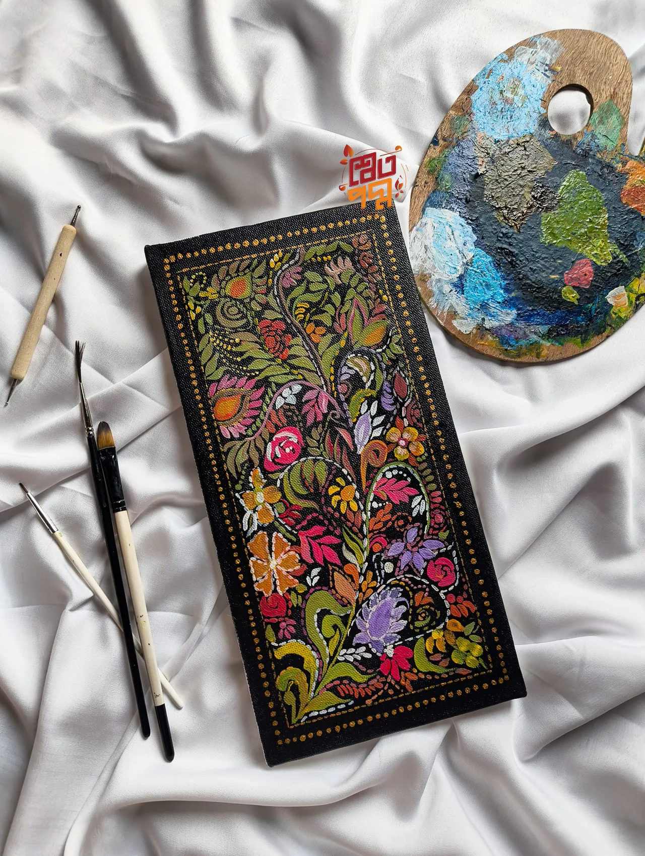 Nakshikantha on canvas