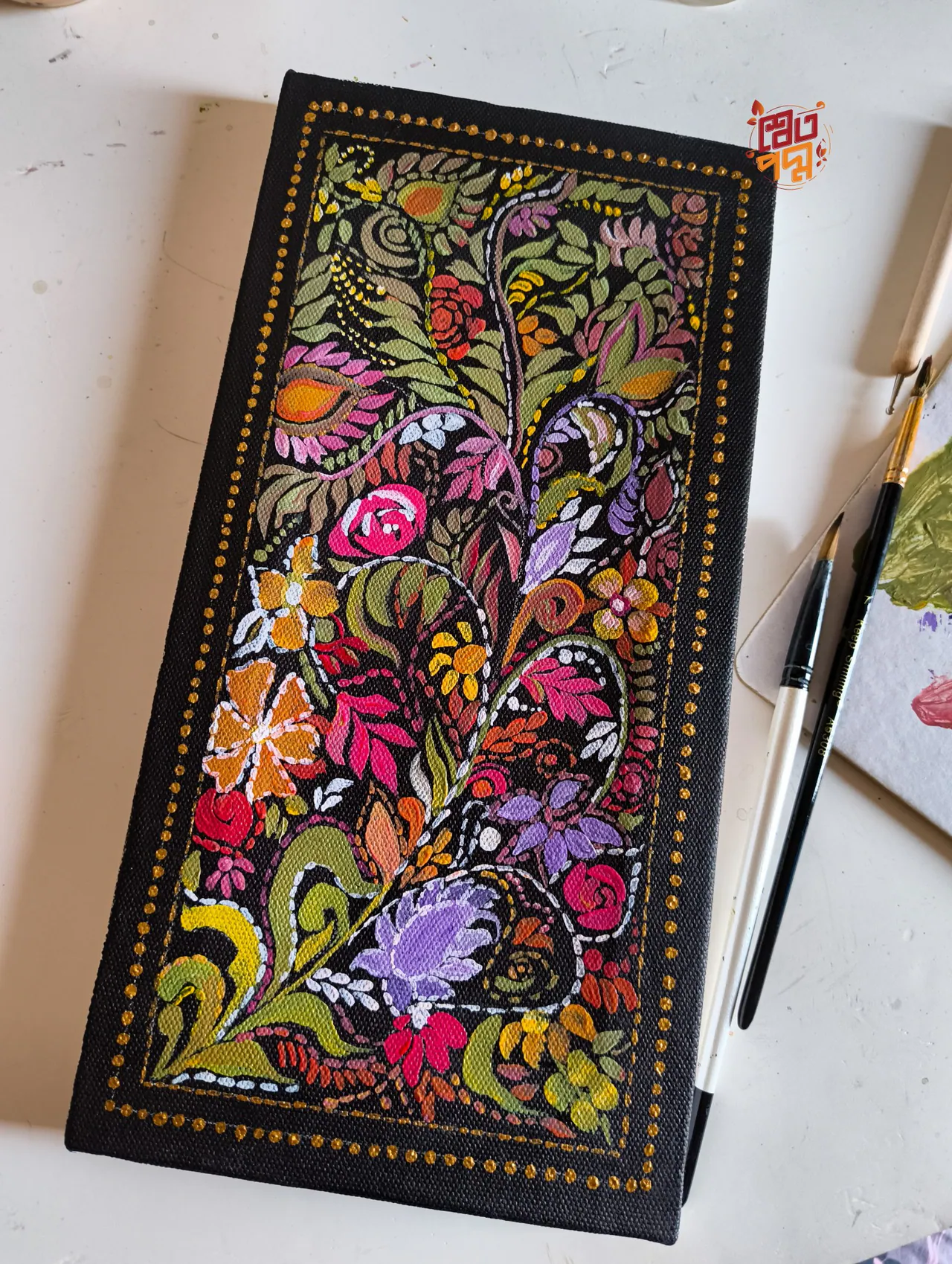 Nakshikantha on canvas