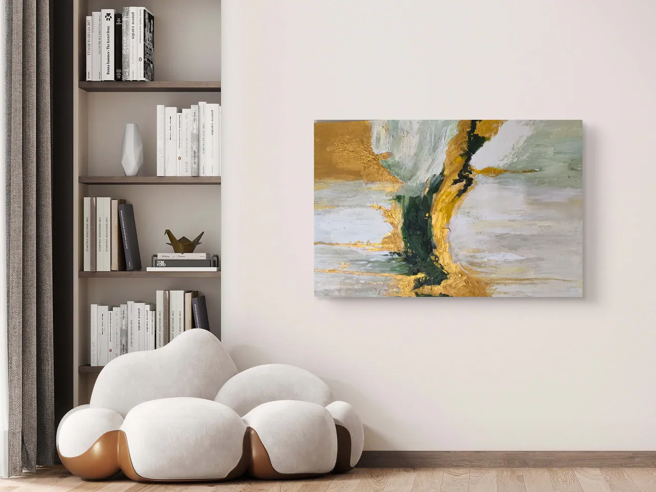 Abstract textured painting